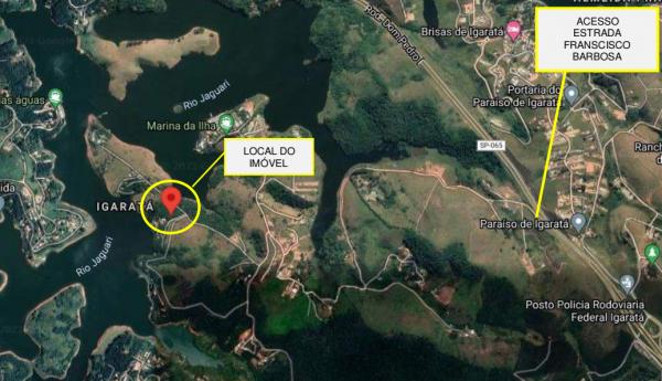 Gleba de Terras com 2.048,64 m² A.T., denominada GLEBA 13, no Bairro do Jaguari em Igaratá/SP