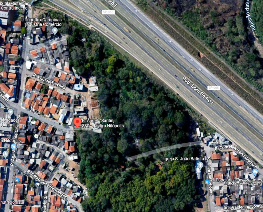 Gleba de terra com 5.500,00 m² no Parque Anhumas em Campinas/SP
