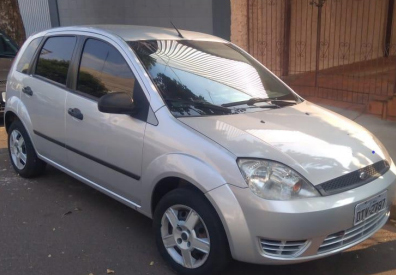 FORD/FIESTA FLEX,  ANO/MODELO: 2006/2007, PRATA, ALCOOL/GASOLINA