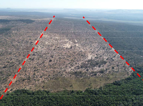 Parte ideal 50% do Imóvel Rural (80 alqueires) da Fazenda Santo Alberto em Serranópolis/GO com 160 alqueires A.T.