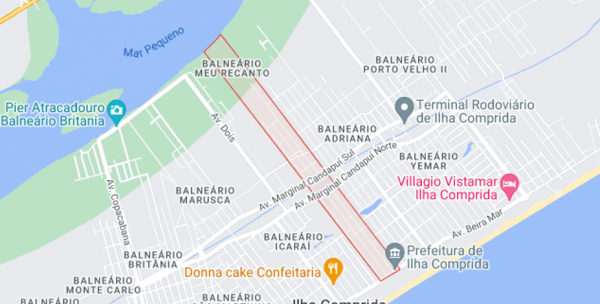 TERRENOS em Balneário Meu Recanto, em ILHA COMPRIDA/SP