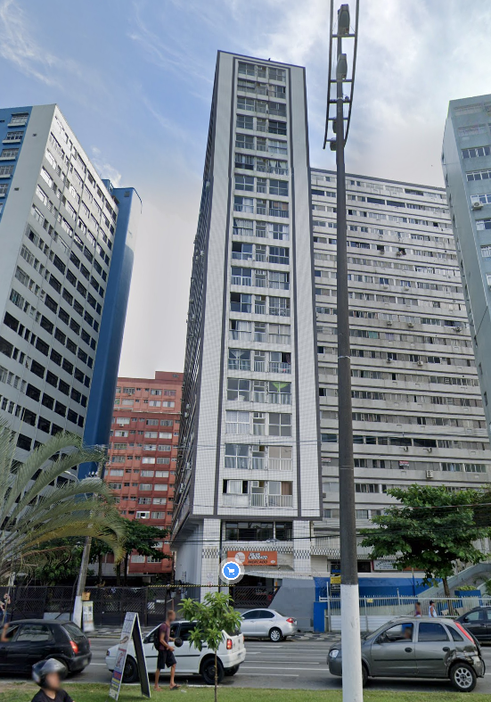 APARTAMENTO (TIPO KITCHENET) ÁREA PRIVATIVA DE 22,80 m², 11º ANDAR, EM SÃO VICENTE/SP