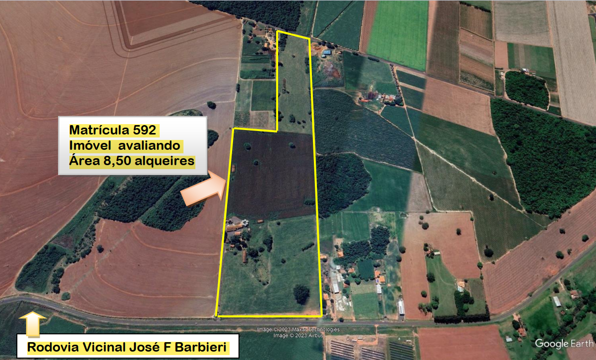IMÓVEL RURAL C/ 20,57 HECTARES OU 8,50 ALQUEIRES, NA ANTIGA FAZENDA BAGUASSU, ZONA RURAL DE COROADOS/SP