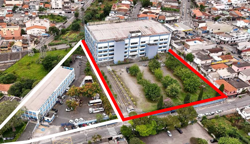 IMÓVEL COMERCIAL C/ 9.325,44 m² de Terreno e 11.777,67 m² de área construída em MAUÁ/SP